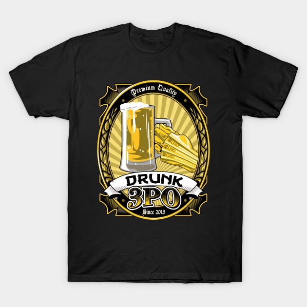 Drunk3po Mug Design T-Shirt by Drunk3po